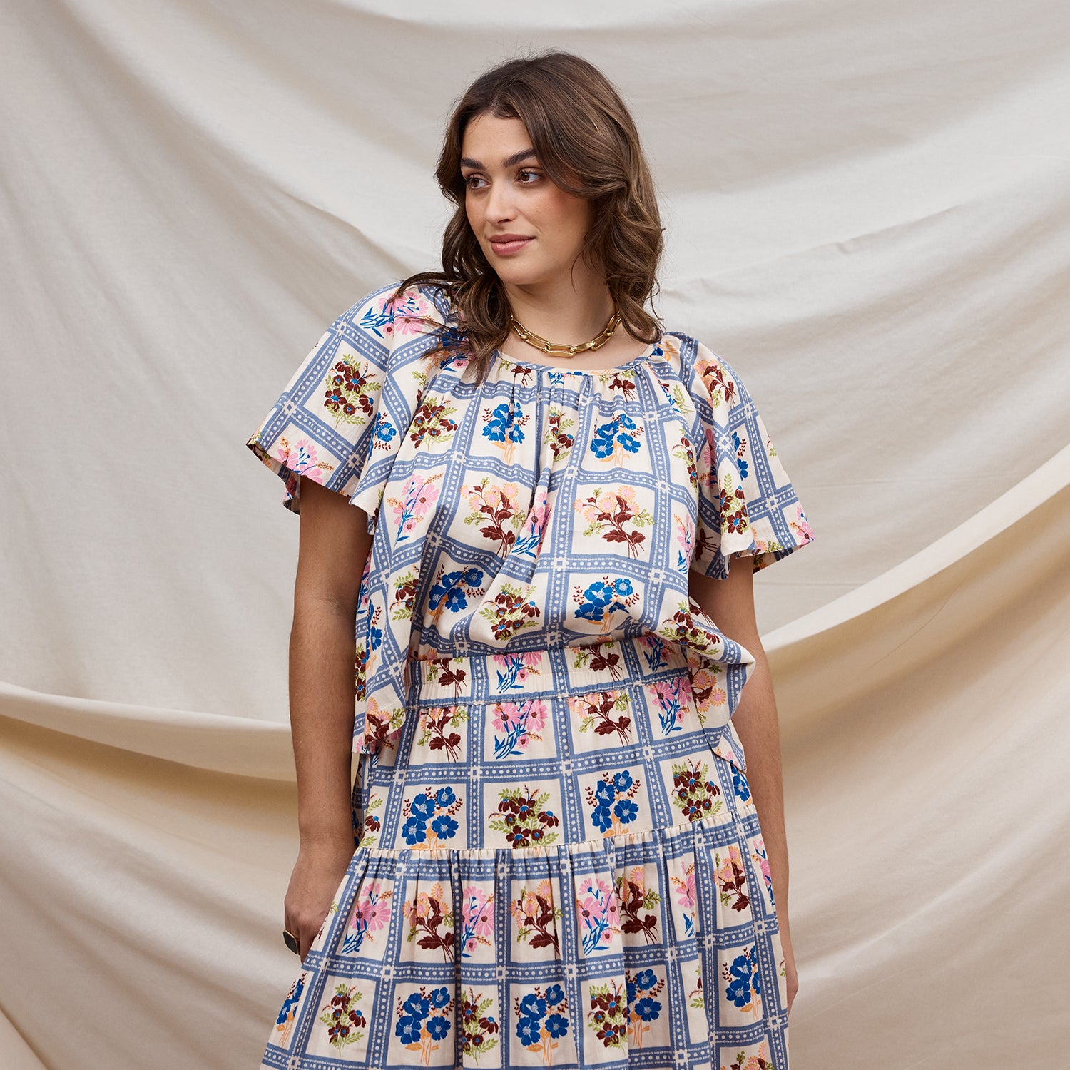 Charita Swing Blouse – Sage and Clare
