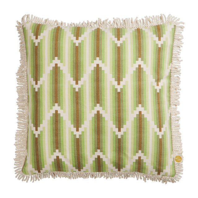 Nisha Fringe Cushion - Reed Feather Insert