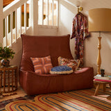 Samode Stripe Cushion - Cinnamon