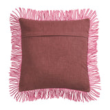 Mira Embroidered Cushion - Clove Feather Insert