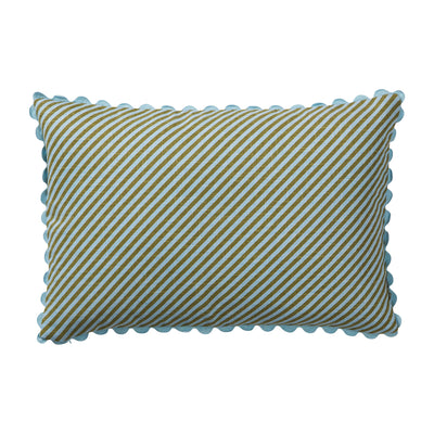 Bundi Stripe Cushion - Sky Feather Insert