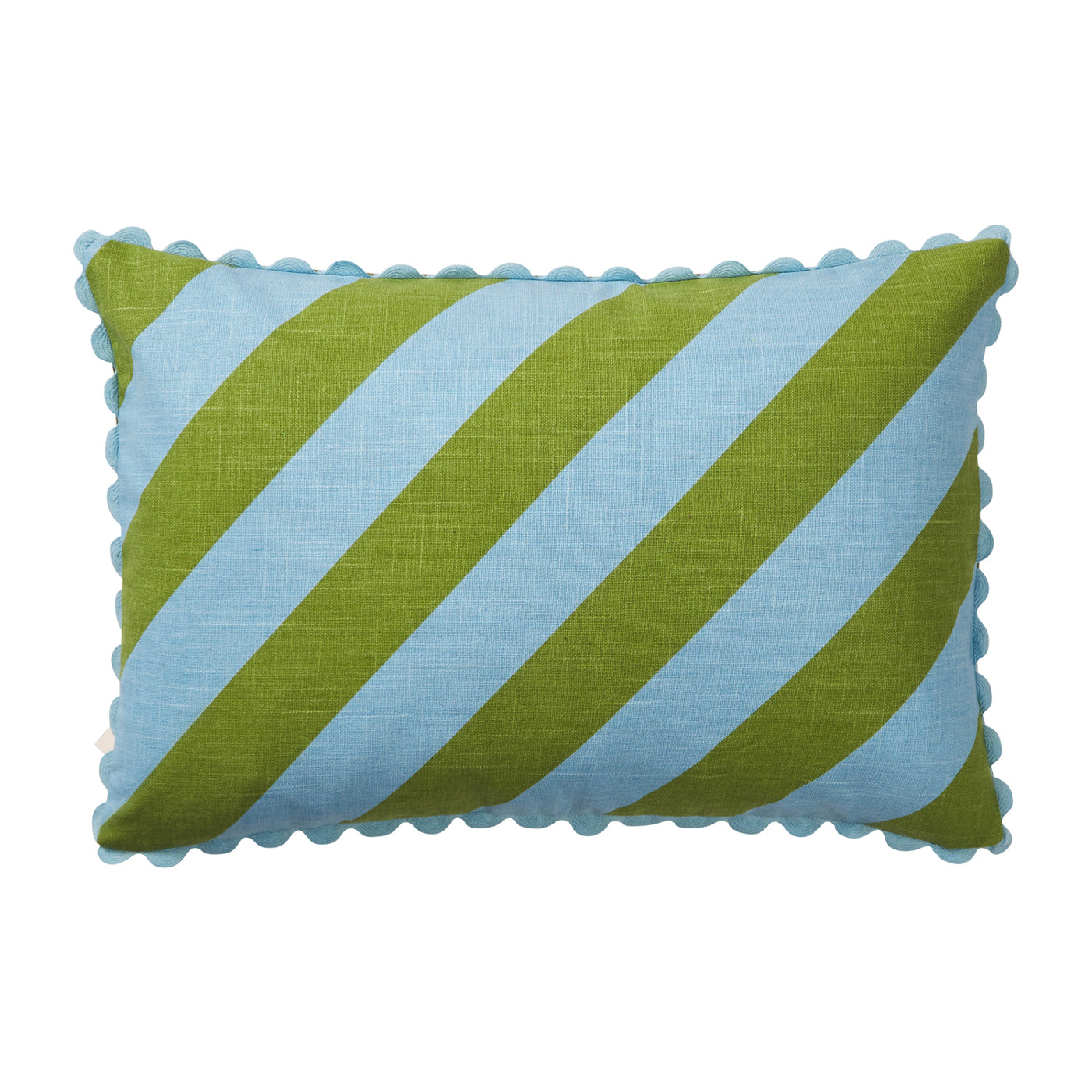 Bundi Stripe Cushion - Sky Feather Insert