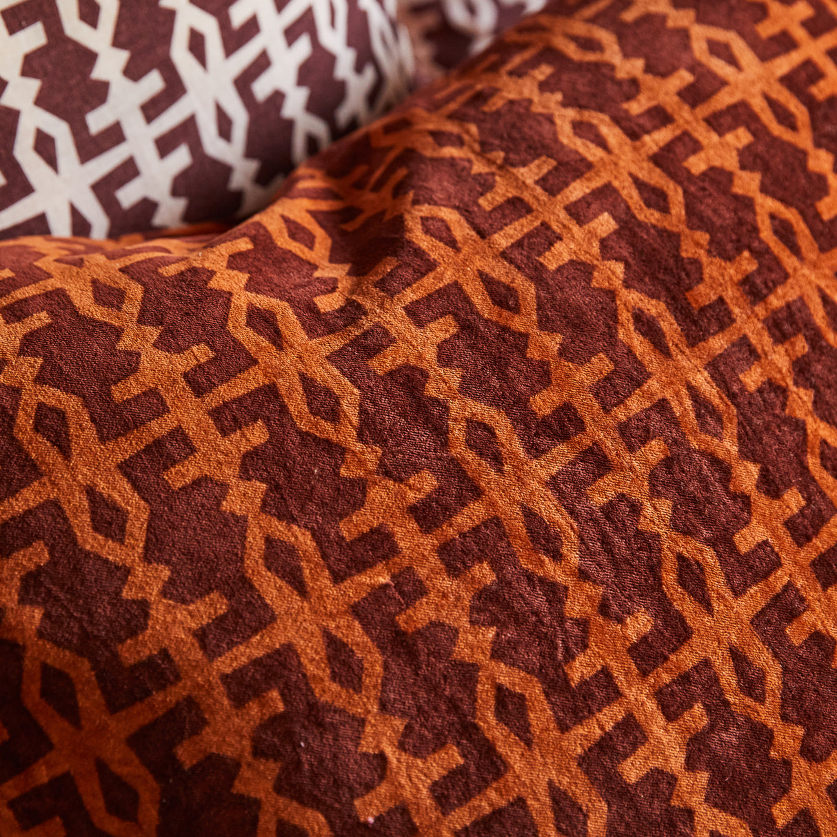 Amata Velvet Cushion - Clove Feather Insert