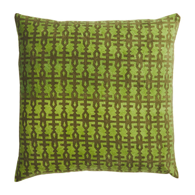 Amata Velvet Cushion - Palm Feather Insert