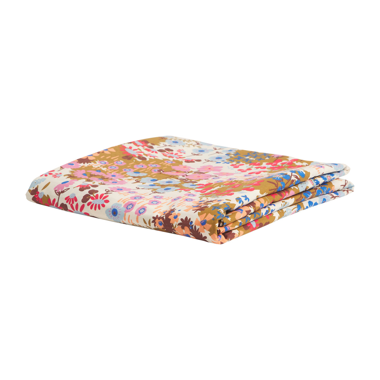 Aisha Cotton Sheets - Ginger Fitted Sheet / Cot