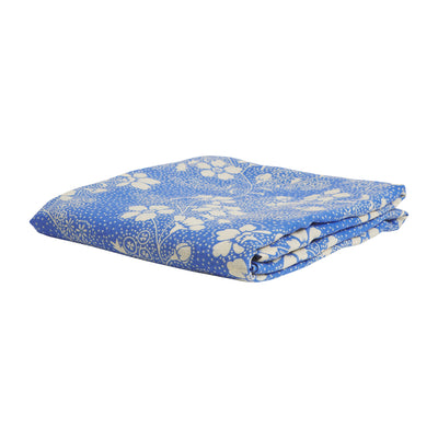 Salina Linen Sheets - Lapis Fitted Sheet / Cot