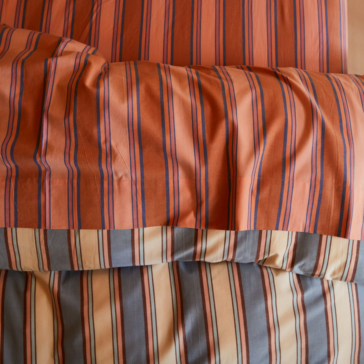 Samode Cotton Sheets - Cinnamon Fitted Sheet / Cot