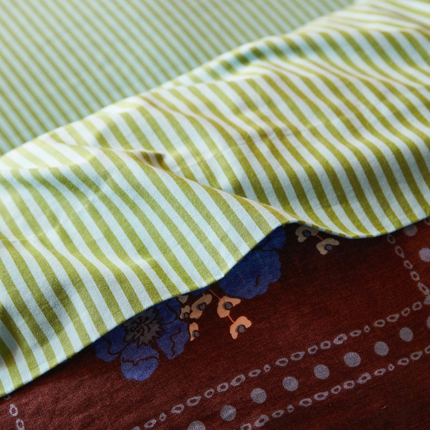 Bundi Cotton Sheets - Palm Fitted Sheet / Cot