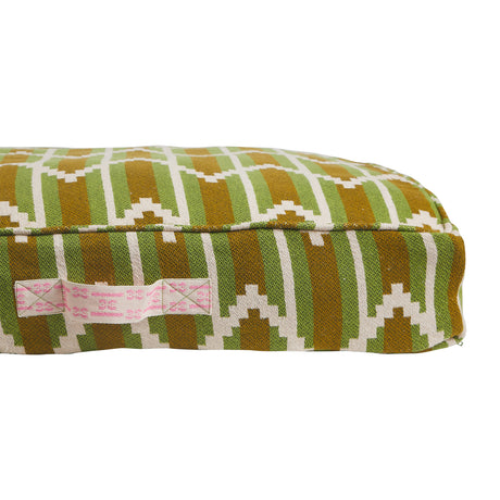 Nisha Woven Floor Cushion - Palm