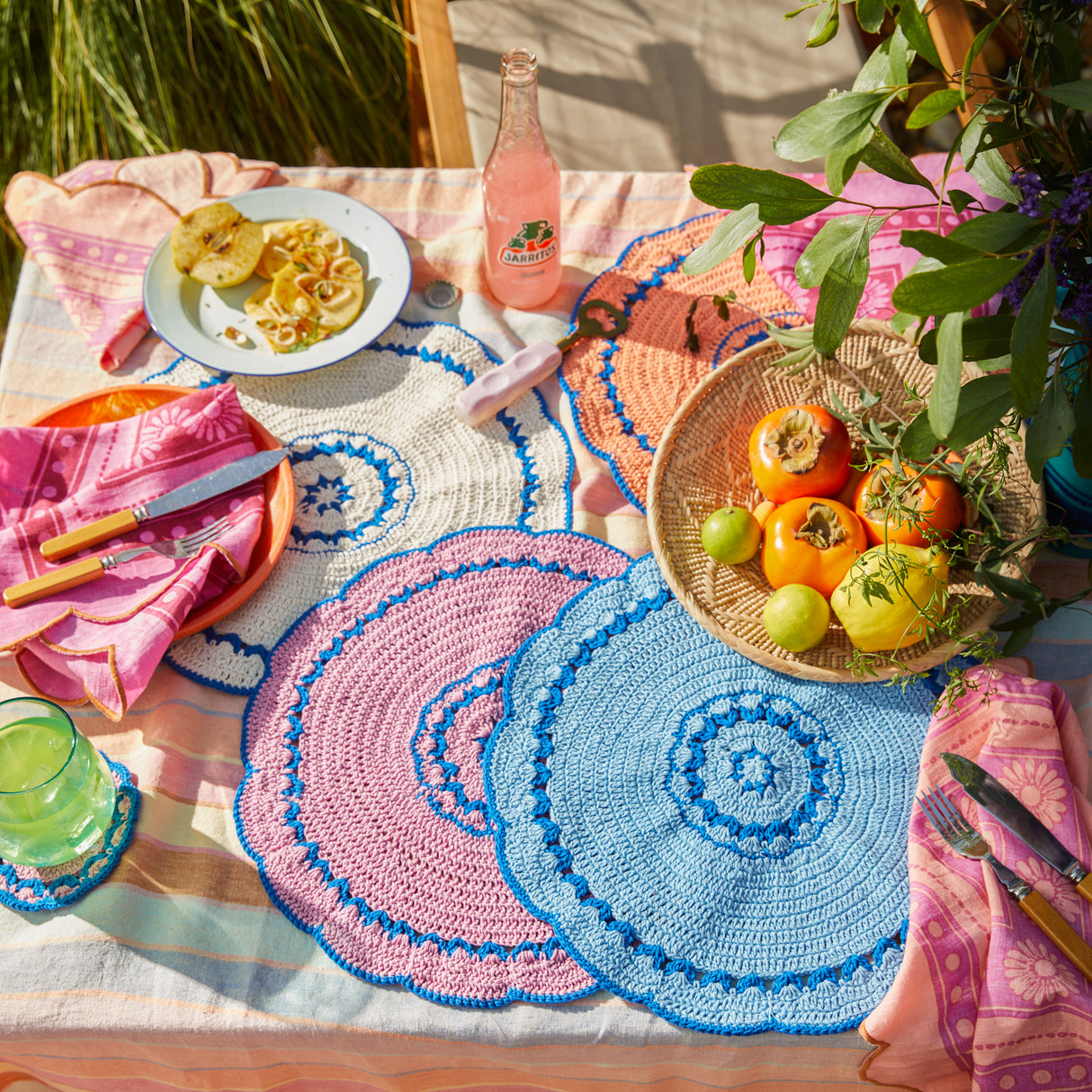 Aditi Crochet Placemat Set