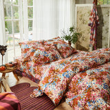 Aisha Cotton Quilt Cover - Ginger Single