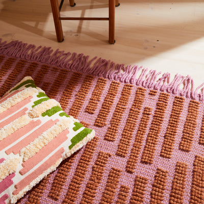 Elwa Knotted Rug - Rosewater