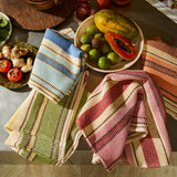 Ishani Stripe Tea Towel - Sky