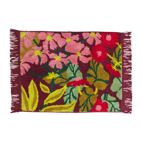 Genevieve Bath Mat - Mahogany