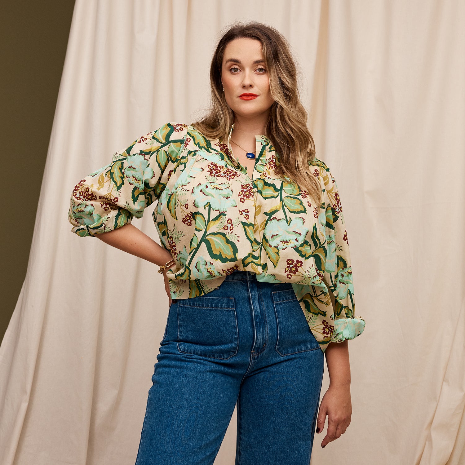 Margot Blouse – Sage and Clare