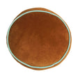 Castilo Round Velvet Cushion - Copper Cover Only