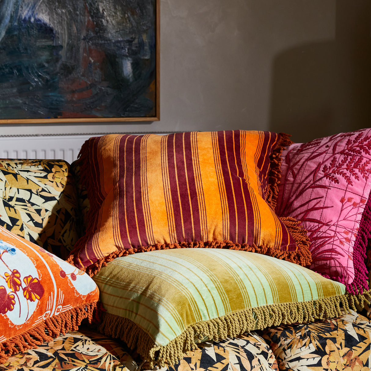 Brigitte Velvet Cushion - Kent Cover Only