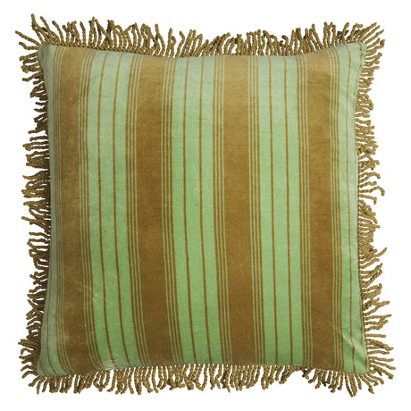Brigitte Velvet Cushion - Olive Cover Only