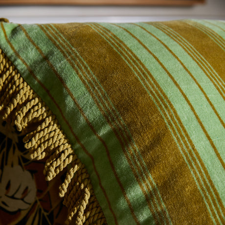 Brigitte Velvet Cushion - Olive Cover Only