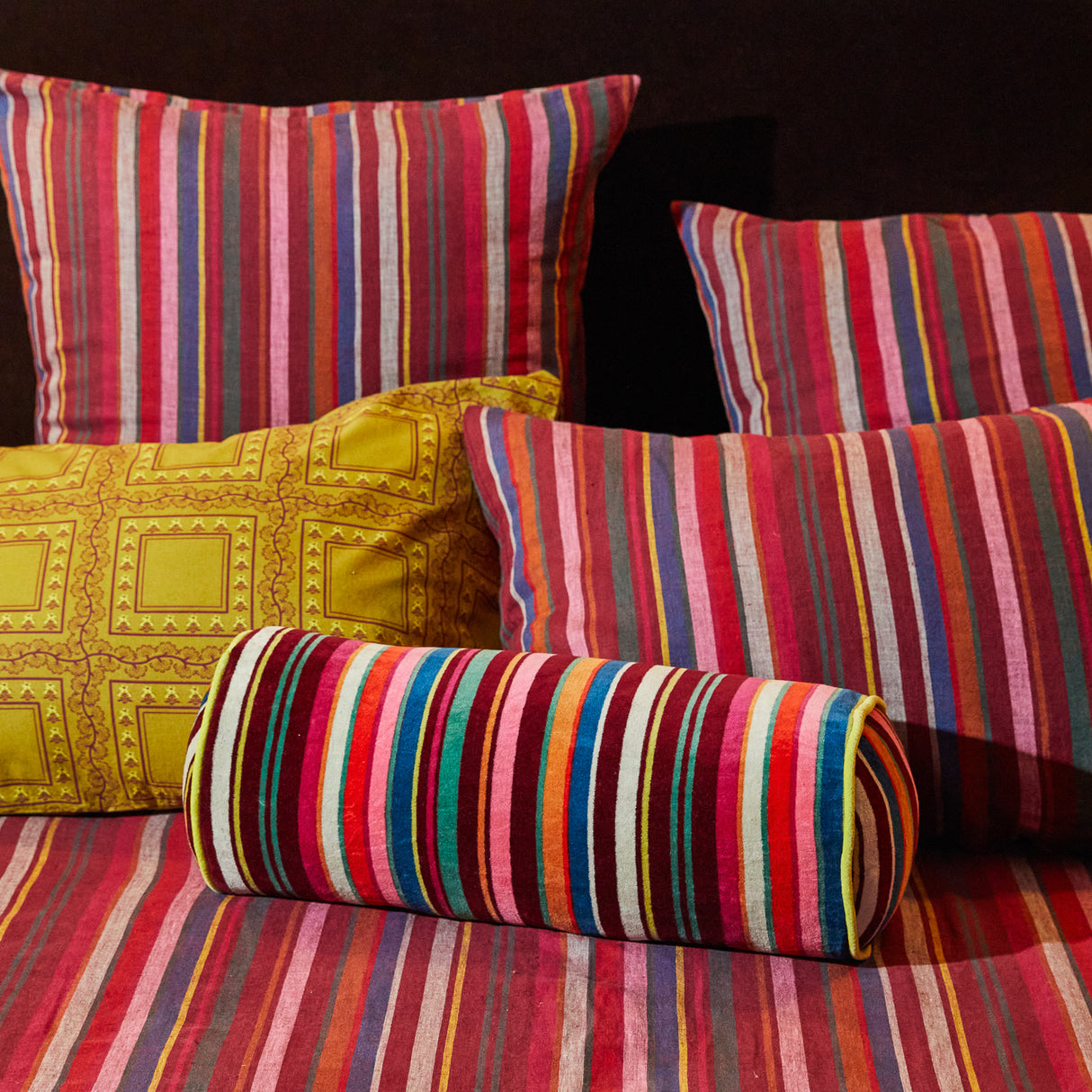 Corinne Velvet Bolster Cover Only