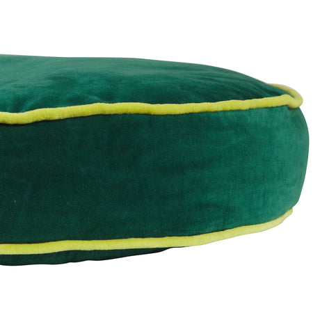 Etienne Velvet Floor Cushion - Forest