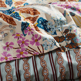 Genevieve Cotton Sheets - Almond Flat Sheet / Single