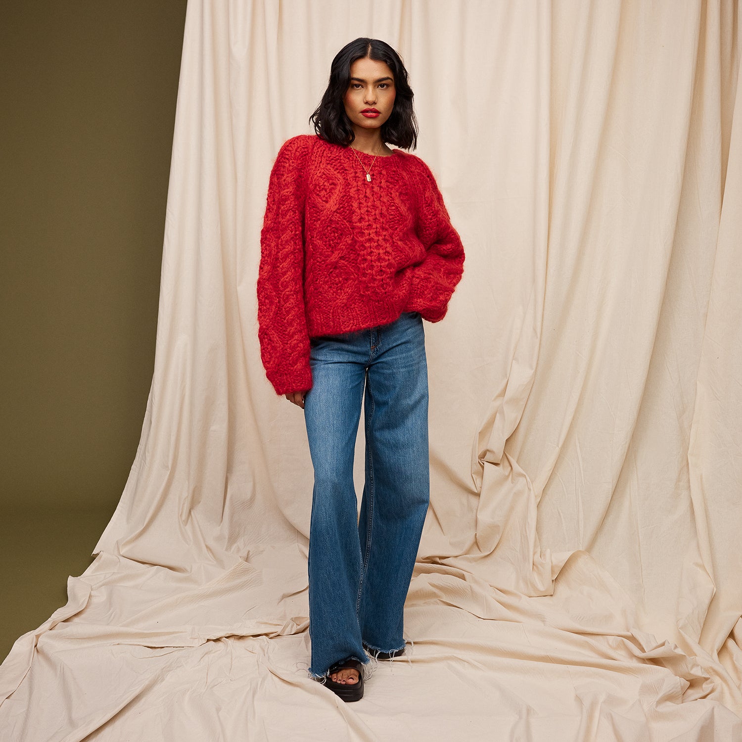 売れ筋商品|||エックスレイ ニット&セーター アウター レディース Men's Basic Crewneck Pullover Midweight Sweater Sage ロッキーモンロー Rocky Monroe ニット セーター 無地 メンズ