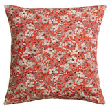 Evette Cotton Euro Pillowcase Set - Scarlet