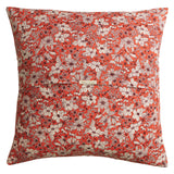 Evette Cotton Euro Pillowcase Set - Scarlet