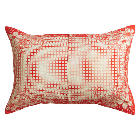 Mallorie Linen Pillowcase Set - Scarlet Standard