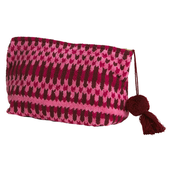 Arlette Terry Pouch - Cosmo Pink – Sage and Clare