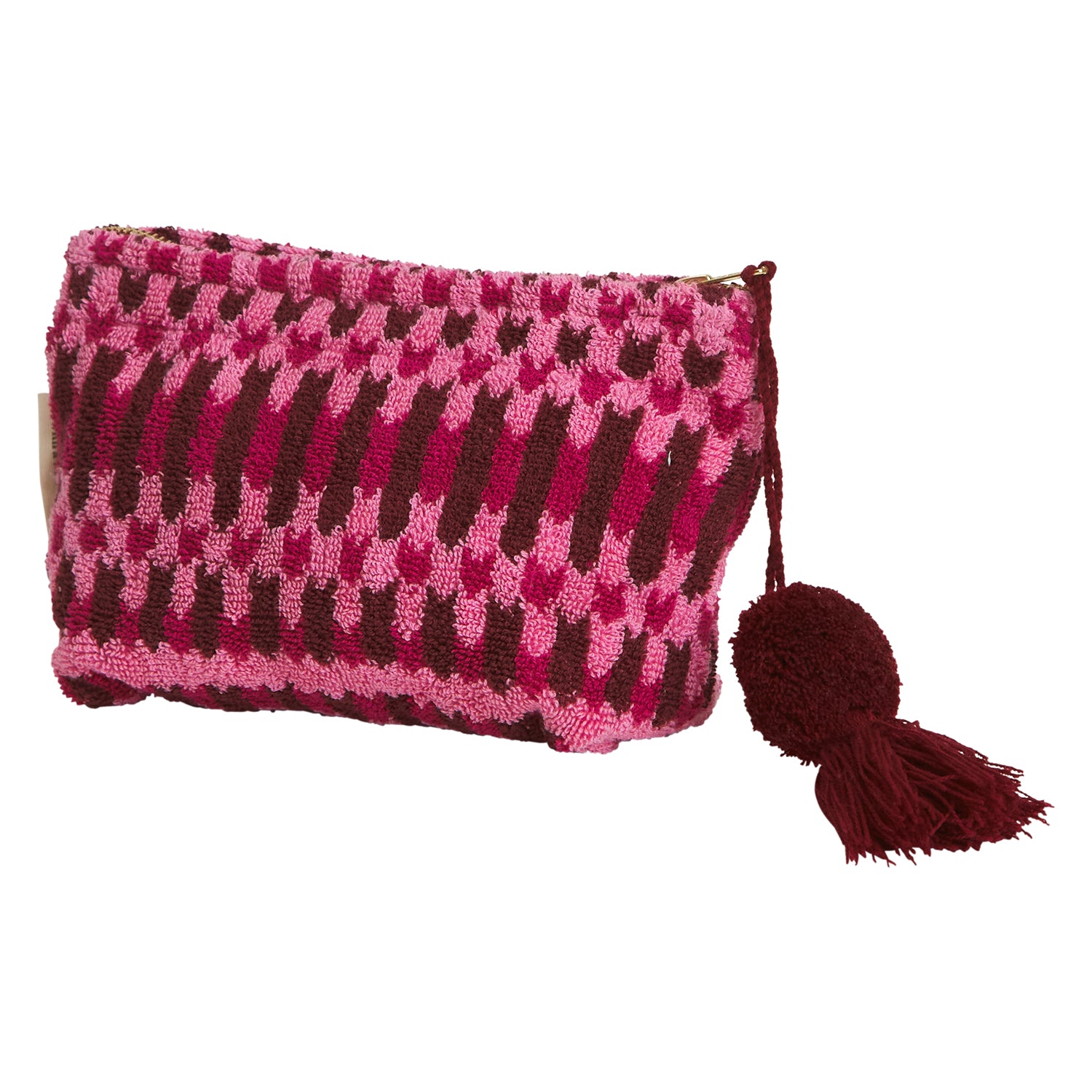 Arlette Terry Pouch - Cosmo Pink – Sage and Clare