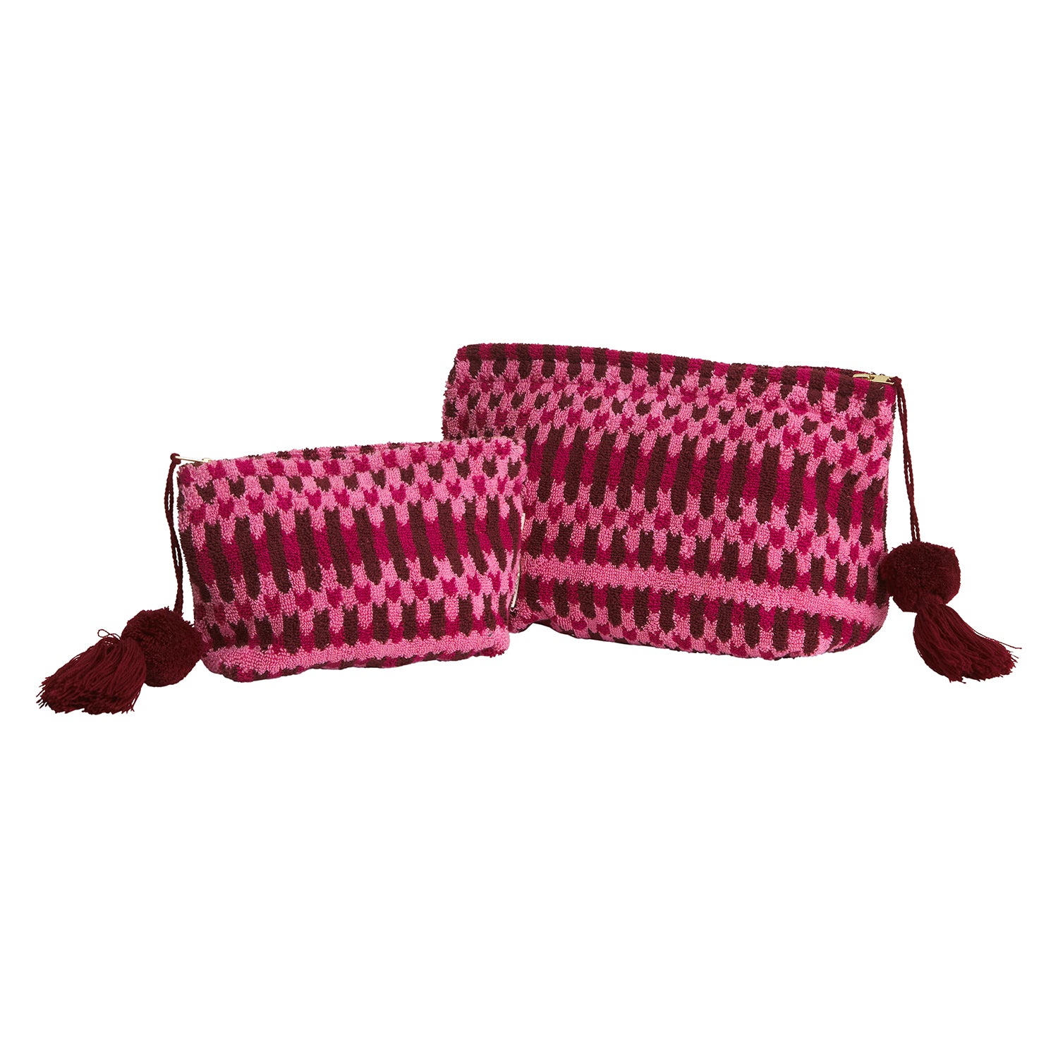 Arlette Terry Pouch - Cosmo Pink – Sage and Clare