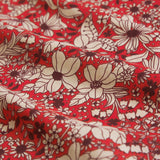 Evette Cotton Quilt Cover - Scarlet Single