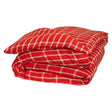 Remi Linen Quilt Cover - Scarlet Single