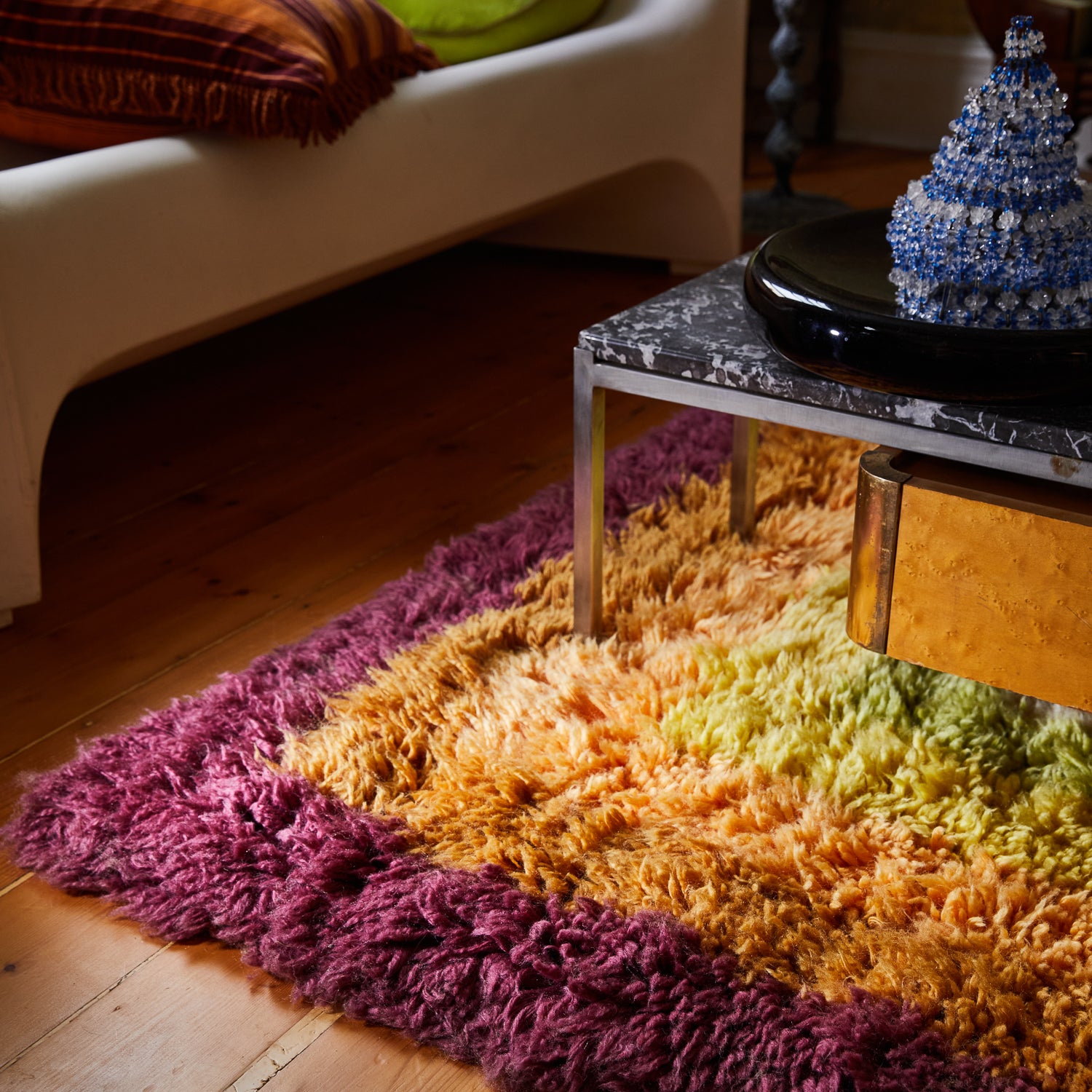 Reeva Beni Rug - Chartreuse – Sage and Clare