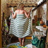 Lucien Waffle Towel - Forest Bath Sheet