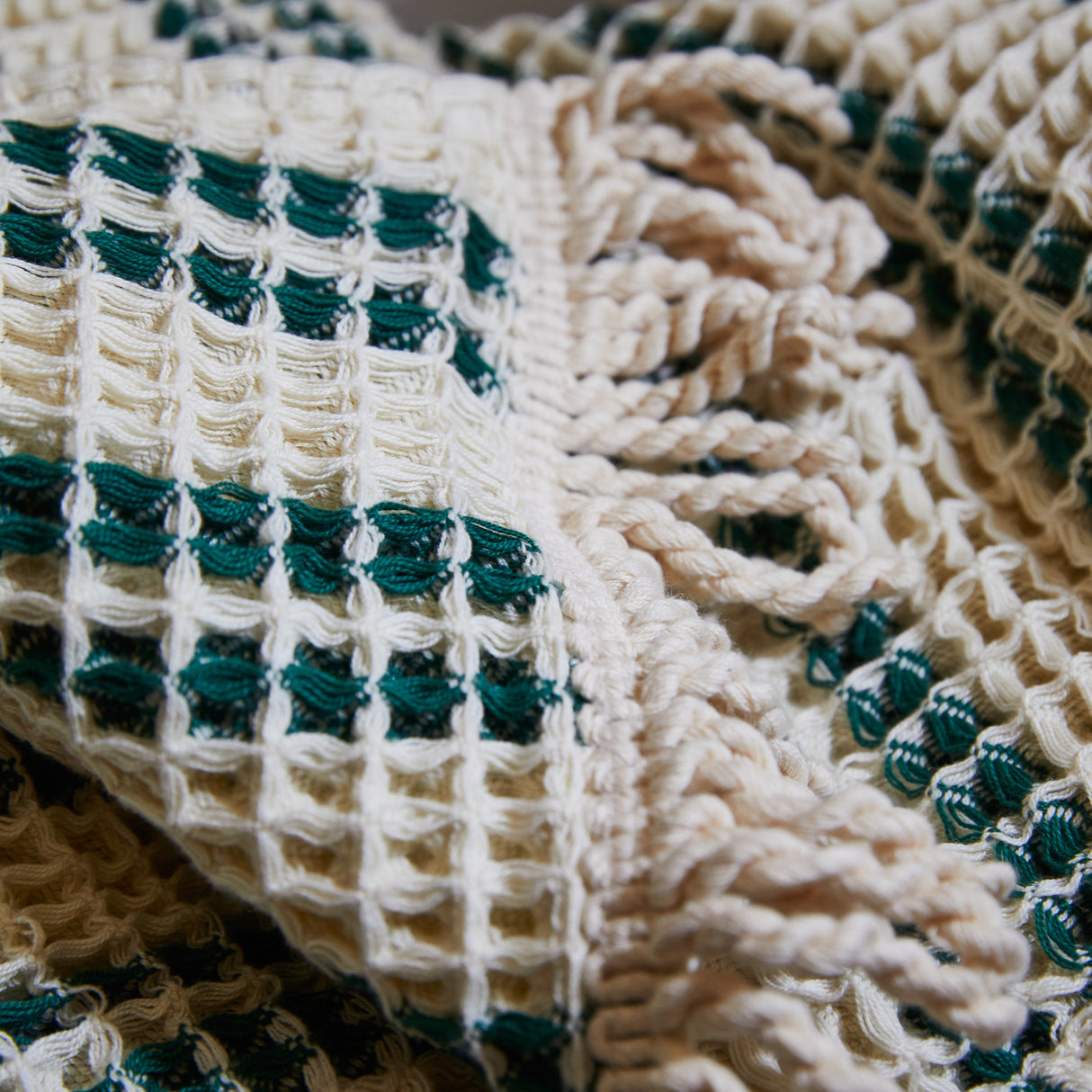 Lucien Waffle Hand Towel - Forest