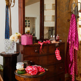Acadia Cosmetic Case - Fuchsia
