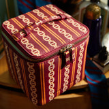 Acadia Cosmetic Case - Mahogany
