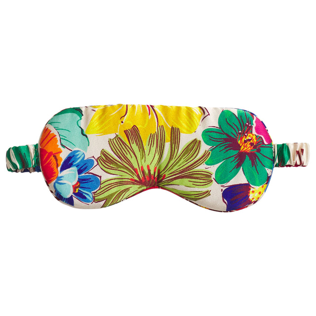 Ines Silk Eye Mask - Porcelain