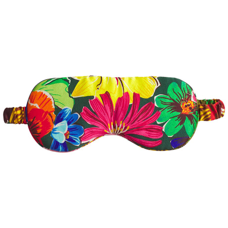 Ines Silk Eye Mask - Verdant