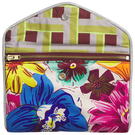 Ines Silk Pouch - Porcelain