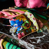 Ines Silk Pouch - Verdant