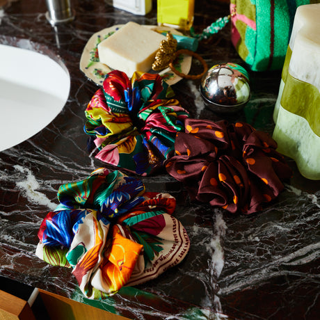 Ines Silk Scrunchie Set