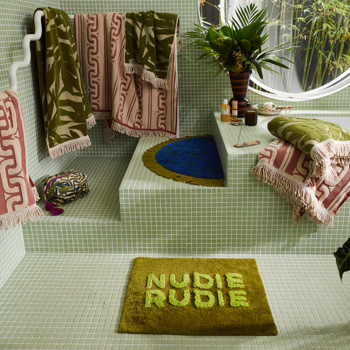 Nudie Rudie Bath Mat Mini - Artichoke