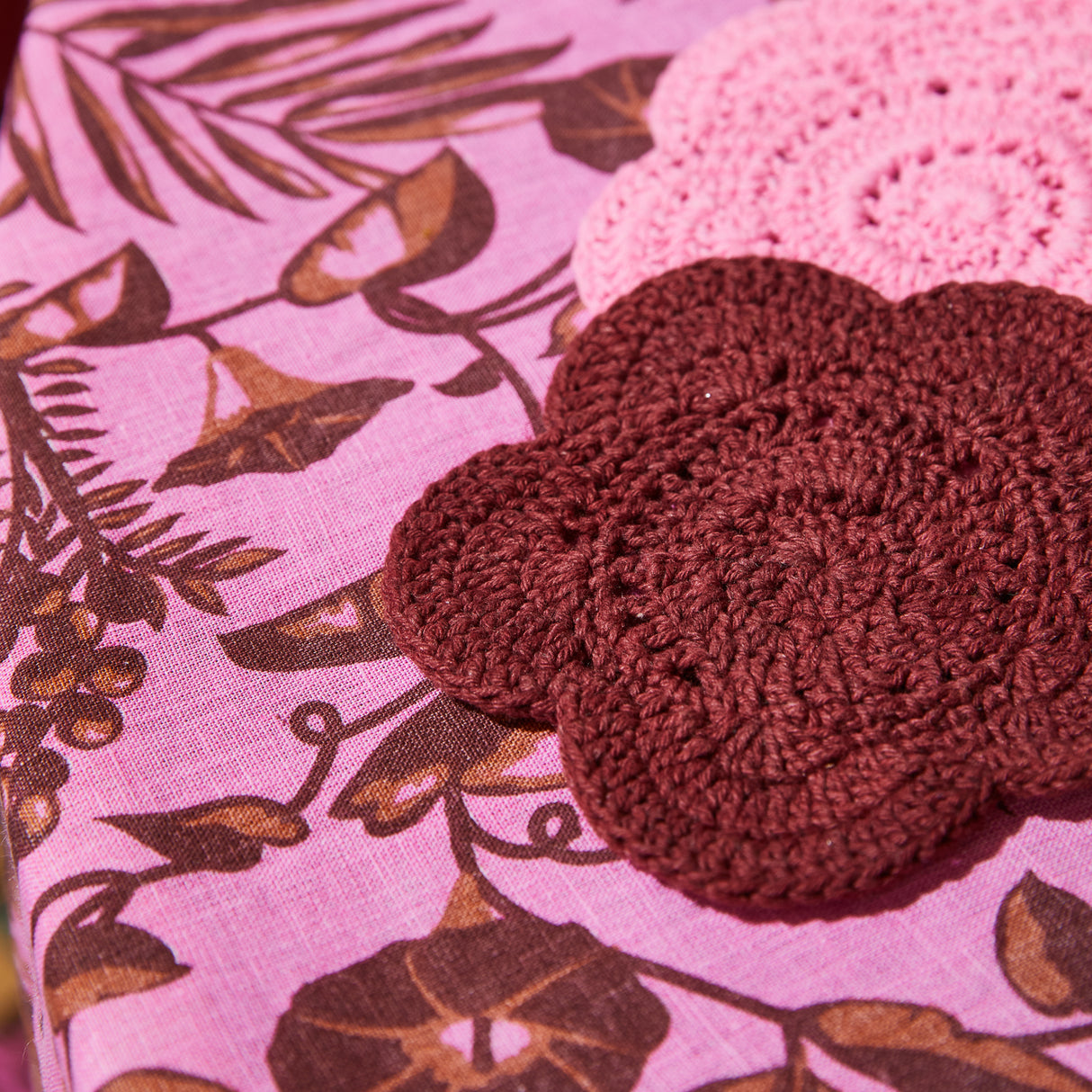 Chumo Crochet Coaster Set - Cosmos