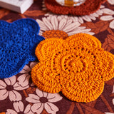 Chumo Crochet Coaster Set - Lapis