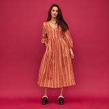 Fidel 3/4 Sleeve Maxi Dress