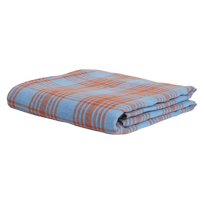 Pello Linen Sheets - Blue Jay Fitted Sheet / Cot